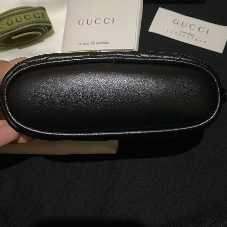 GUCCI MARMONT黑經典零錢包錢包小皮件鑰匙包-9