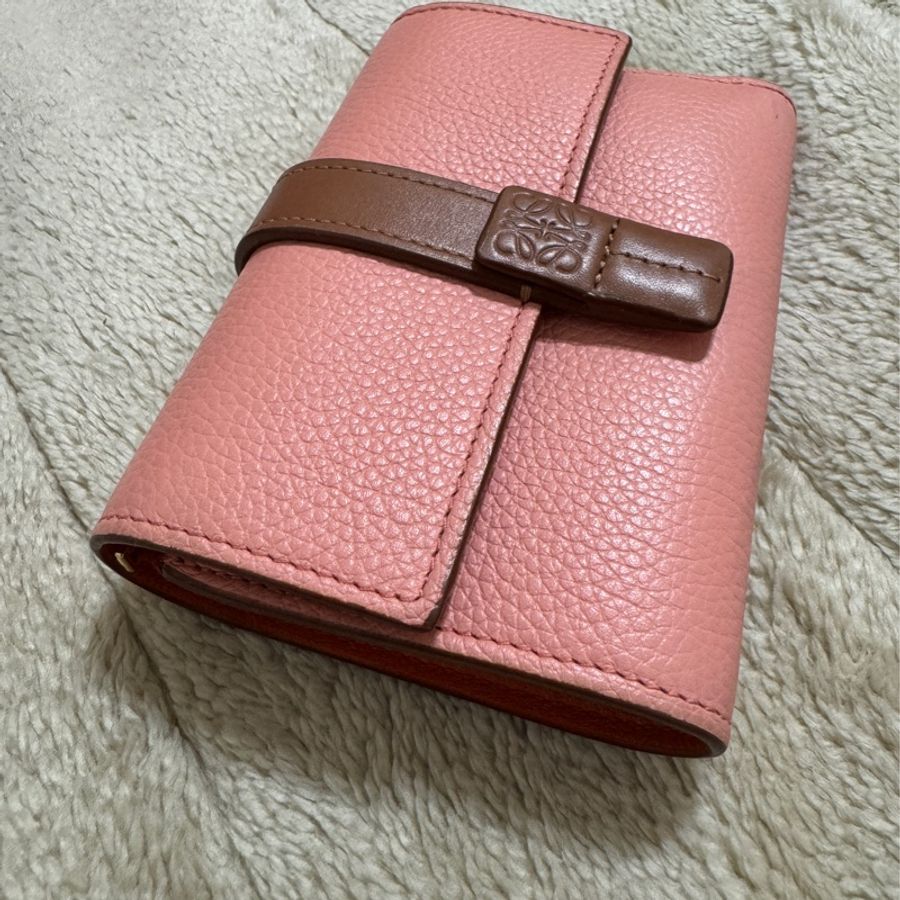 LOEWE短夾 粉色-2