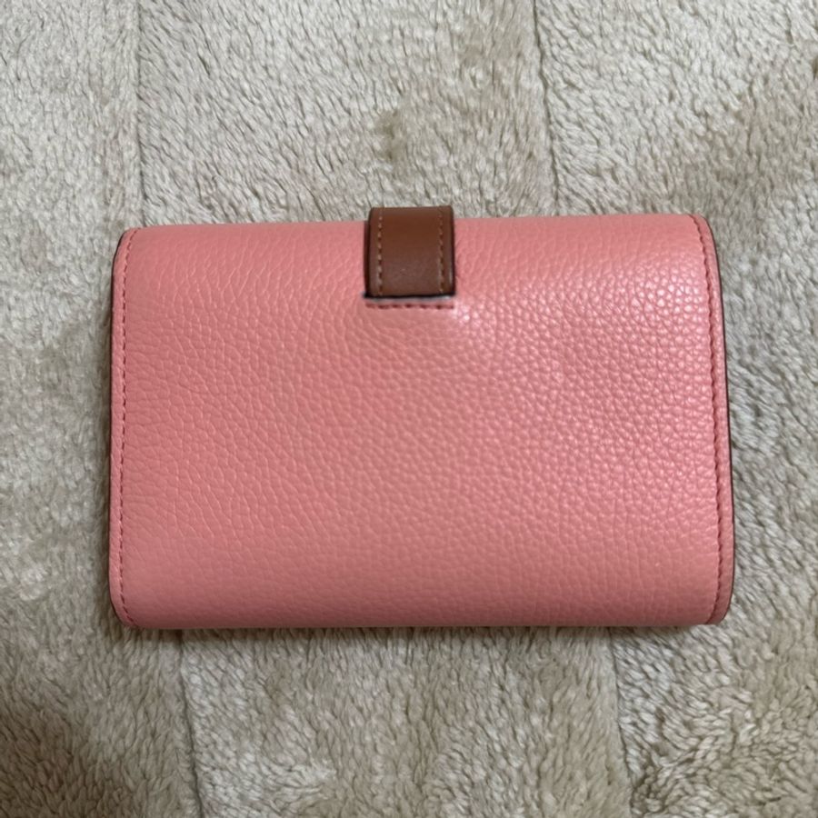 LOEWE短夾 粉色-7