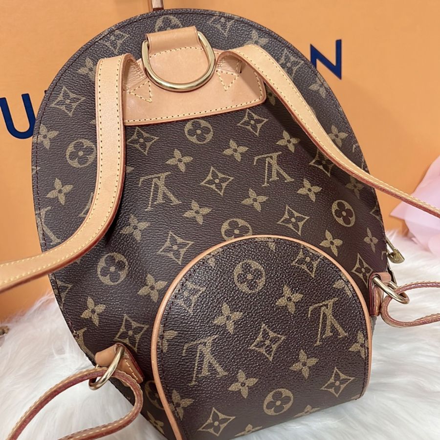 LV M51125 貝殼雙肩後背包 絕版老包值得收藏真品-12