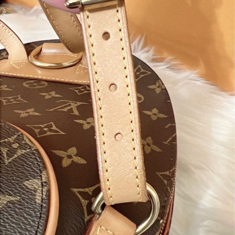 LV M51125 貝殼雙肩後背包 絕版老包值得收藏真品-18