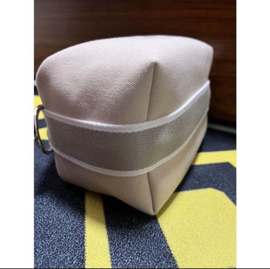 Hermes 愛馬仕飯盒包/洗漱包 米色 Bride A Brac 小號 pm-3