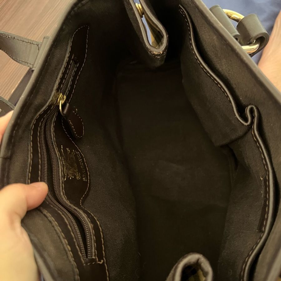 二手 Burberry經典格紋單肩包-7