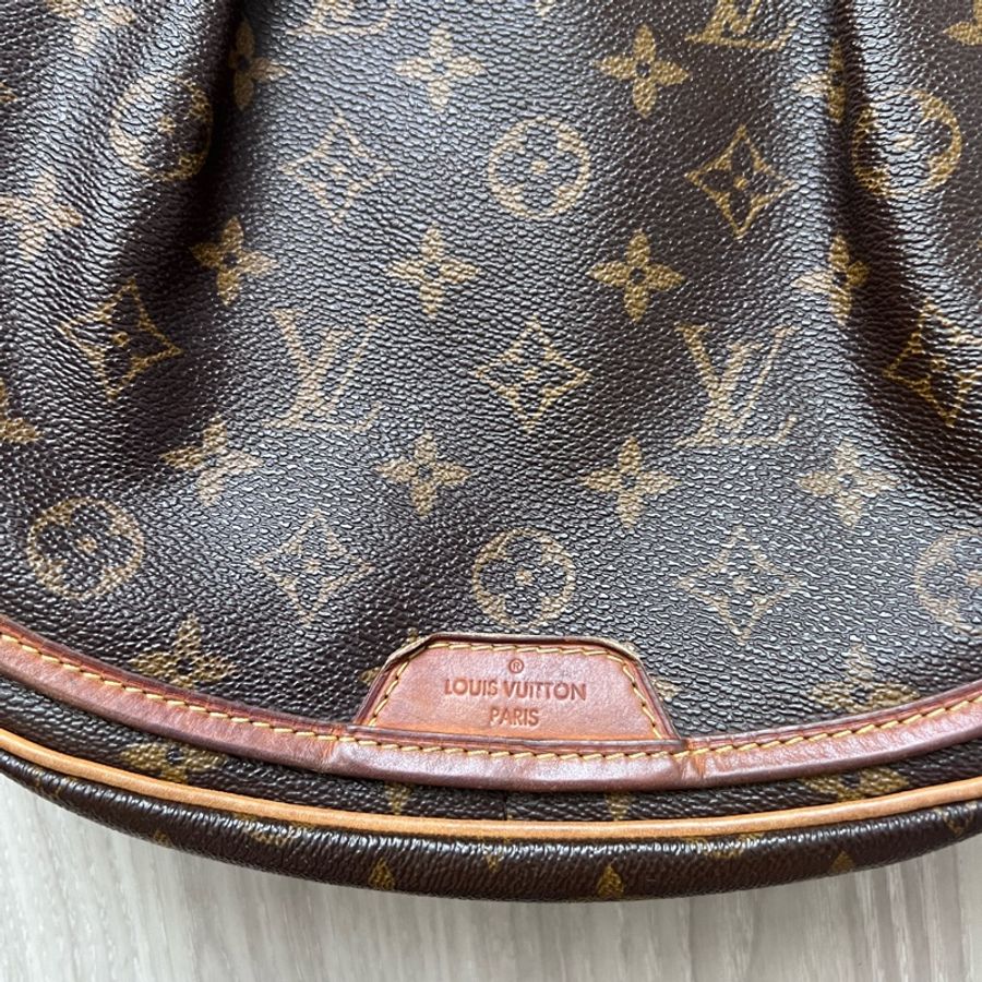 Lv 老花 古董馬鞍包 尺寸27x21cm  使用痕跡 照片都有拍出來 反映在價格上 15800 超可愛 隨便用不心疼 ❤️❤️-14