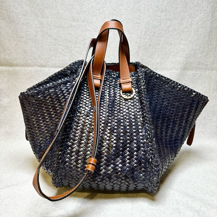 Hammock Woven Medium Handbag 中號編織吊床包-0
