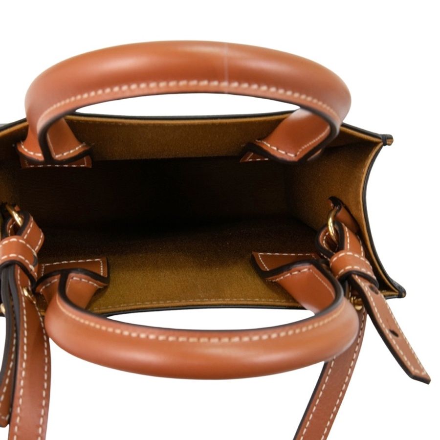 NOW BAGS|【全新代購】CELINE CABAS mini 帆布和牛皮tote包-5