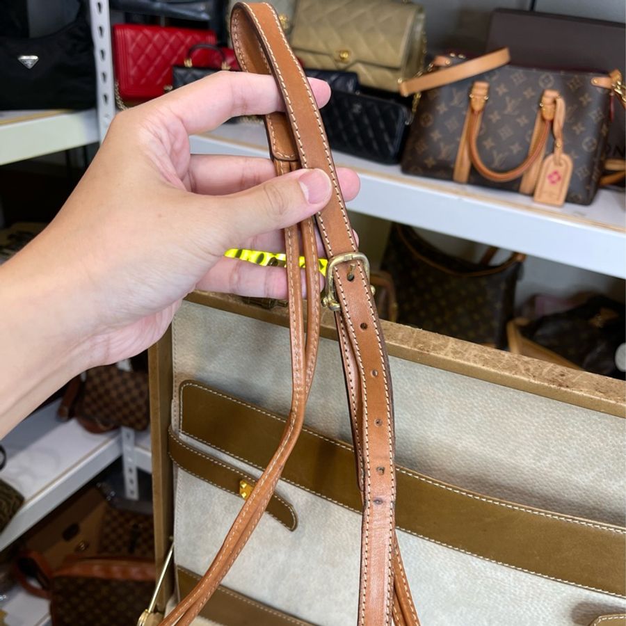 Celine vintage 經典老花迷你蘋果包🤎文青必備-11