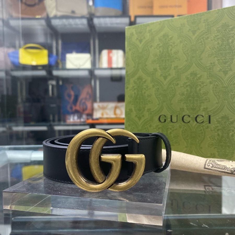GUCCI 腰帶 414516-AP00T-1000 80碼-0