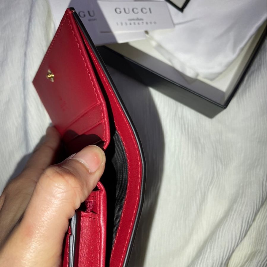 Gucci 25週年貓咪圖騰 中夾-6