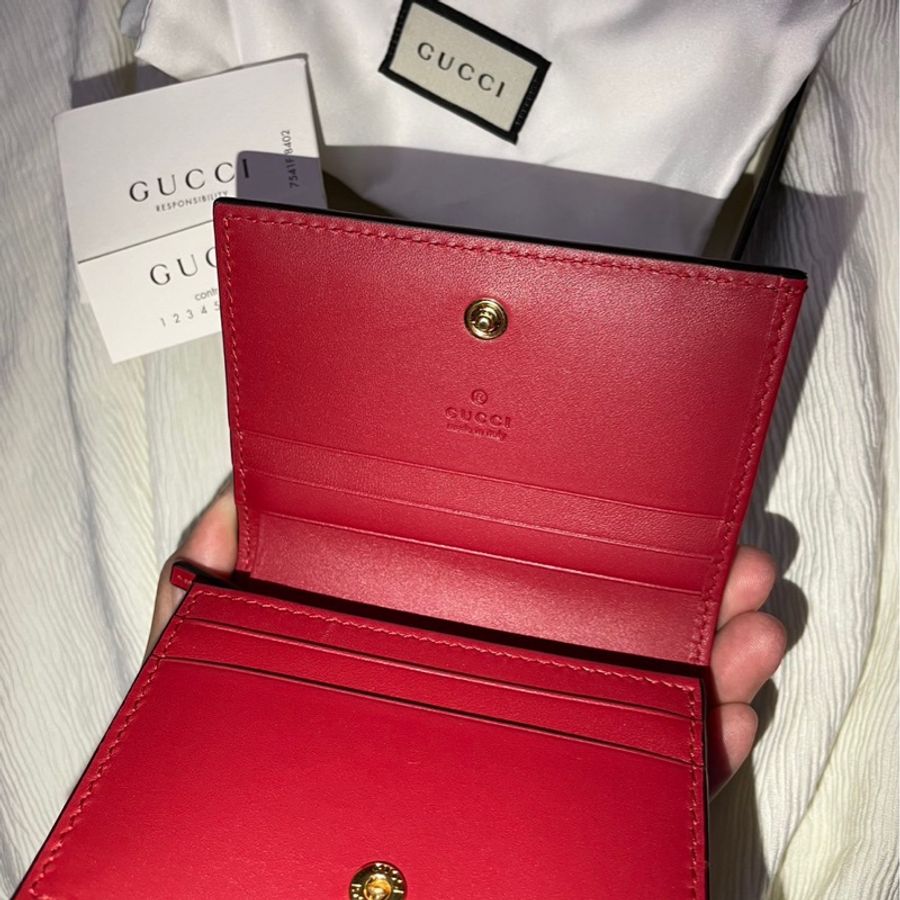 Gucci 25週年貓咪圖騰 中夾-8