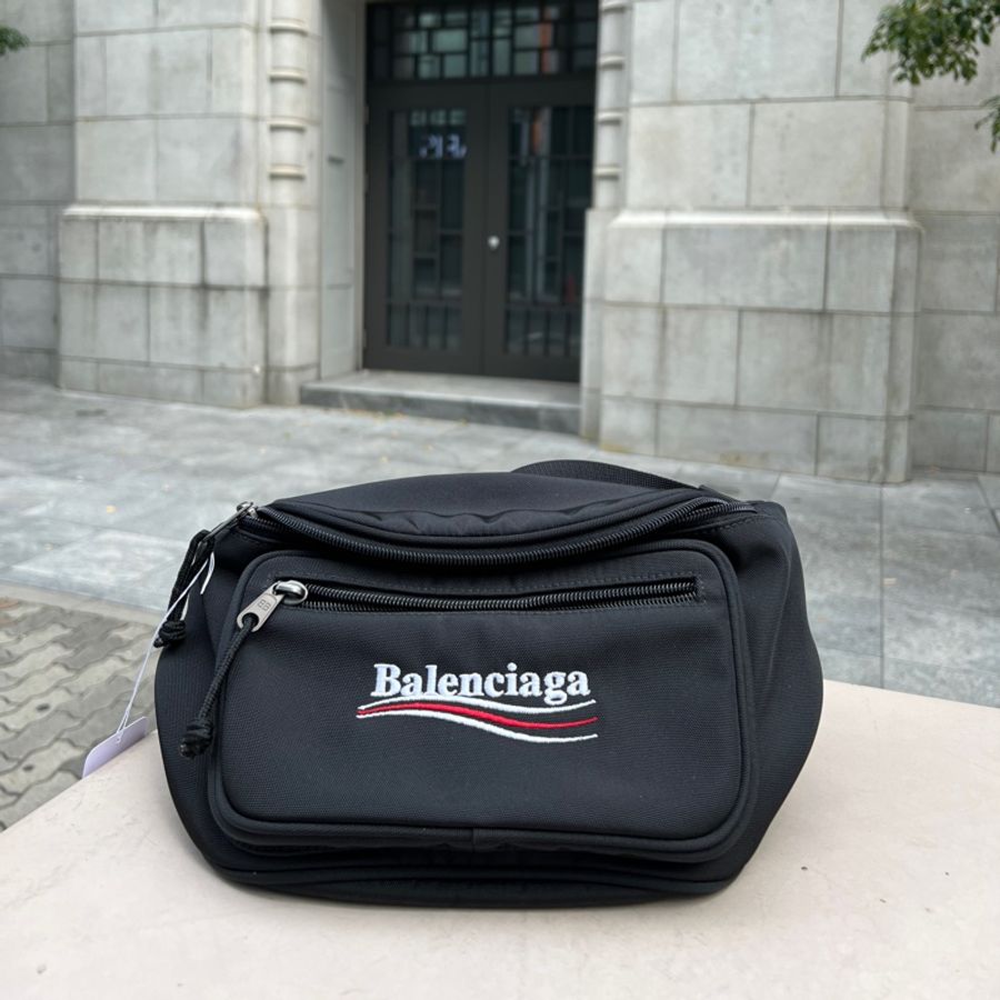 【Balenciaga】巴黎世家黑色腰包-0