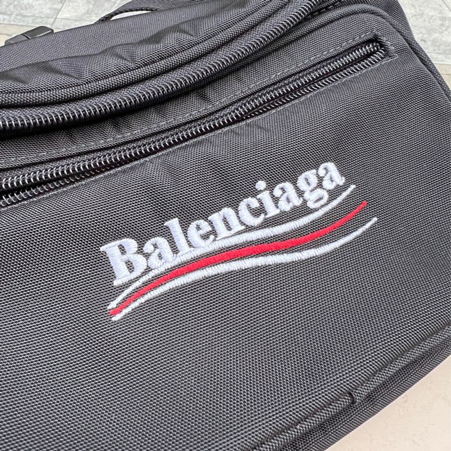 【Balenciaga】巴黎世家黑色腰包-5