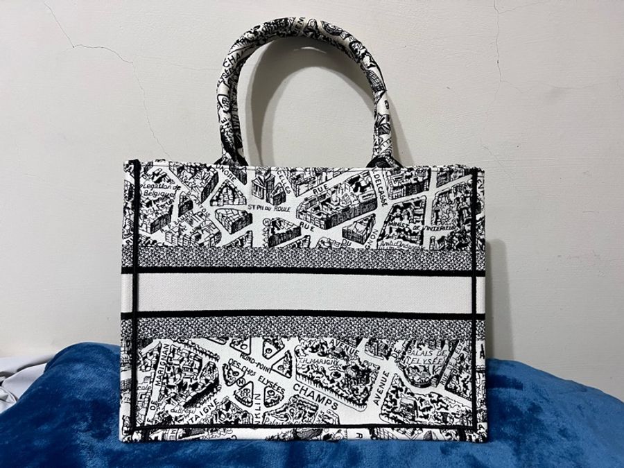Dior 迪奧 稀有少量❗️ 2023巴黎地圖托特包 TOTE BOOK-4