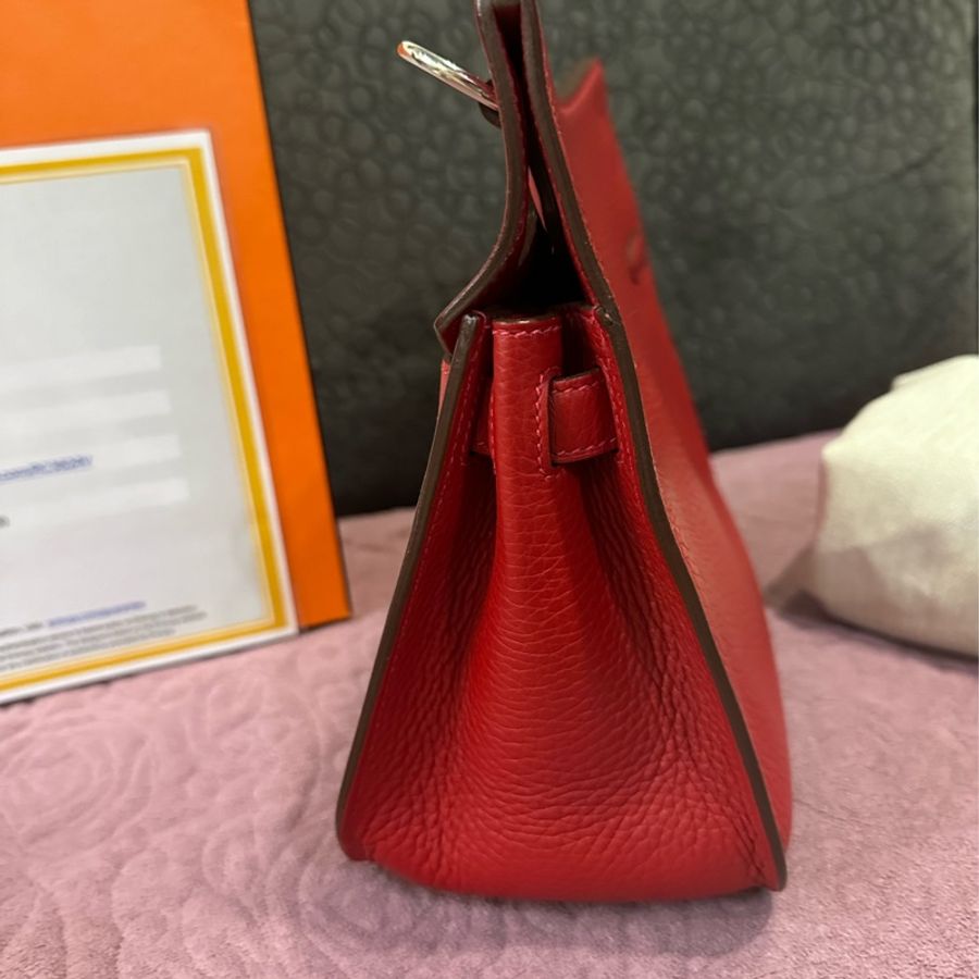 Hermes Jypsiere28 吉普賽包 紅-7