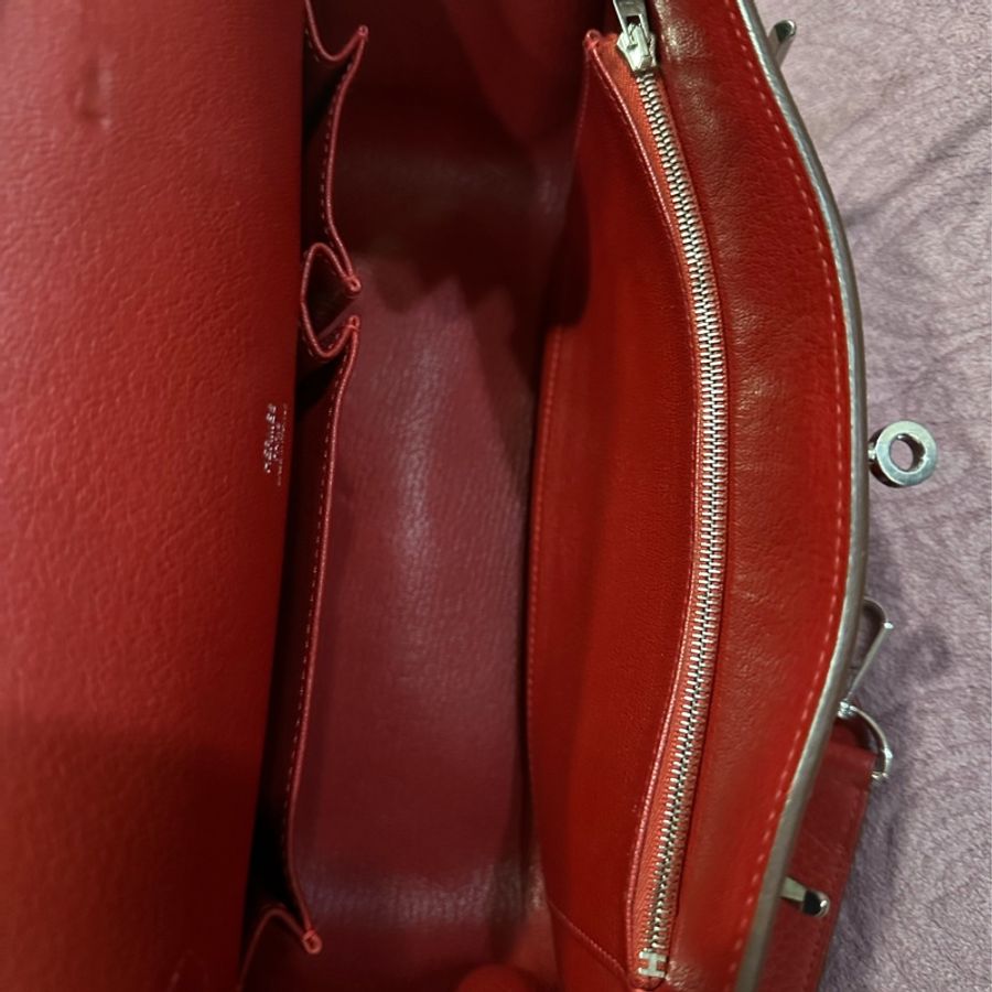 Hermes Jypsiere28 吉普賽包 紅-10