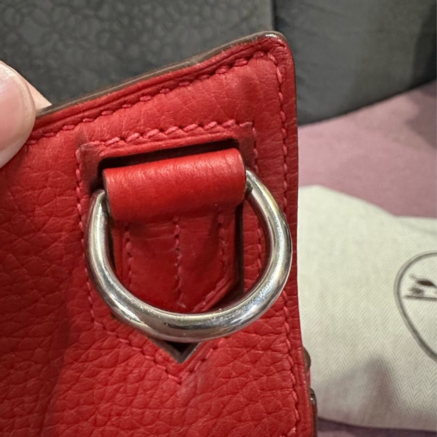 Hermes Jypsiere28 吉普賽包 紅-18