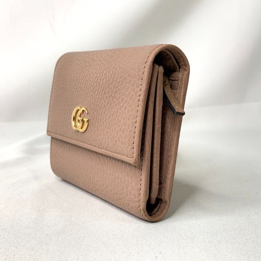 GUCCI Marmont雙G三折短夾-2