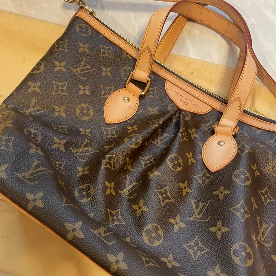 LV 2way手提+肩背水餃包 歐洲購入正品全新-5
