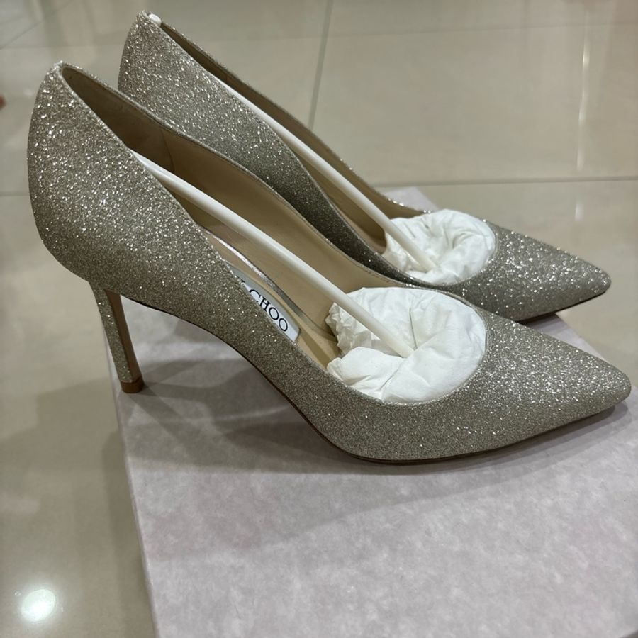 jimmy Choo 經典款高跟婚鞋-1