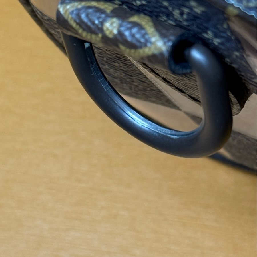 LV keepall 男生 斜背包 馬賽克 透明-16