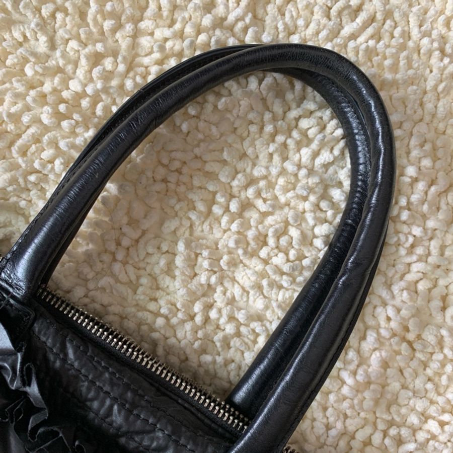 二手私物【Juicy Couture】微風獨家引進 好萊塢明星愛用品牌 超大菱格Logo刺繡太空包-17