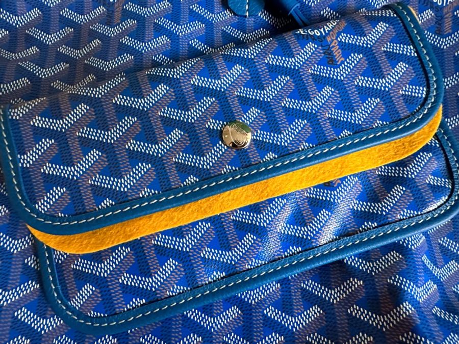 Goyard Saint Louis PM Tote 藍色 預訂貨品-4