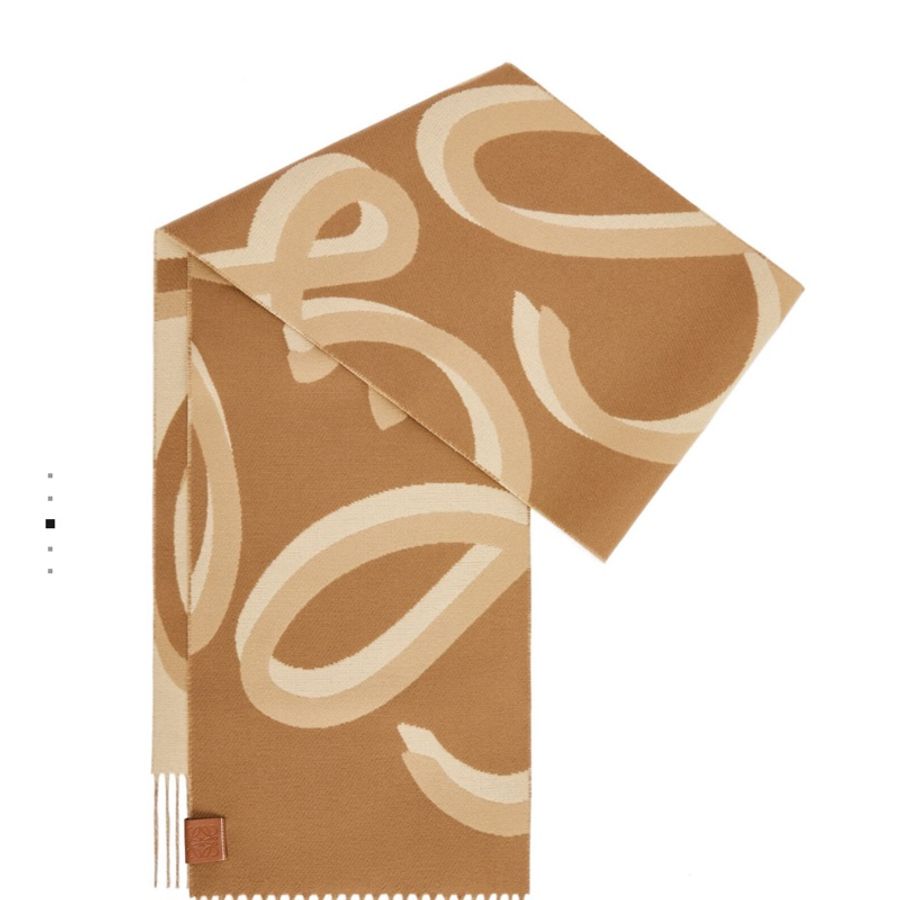 Loewe Anagram Logo Scarf 圍巾 卡其色 預訂貨品-1