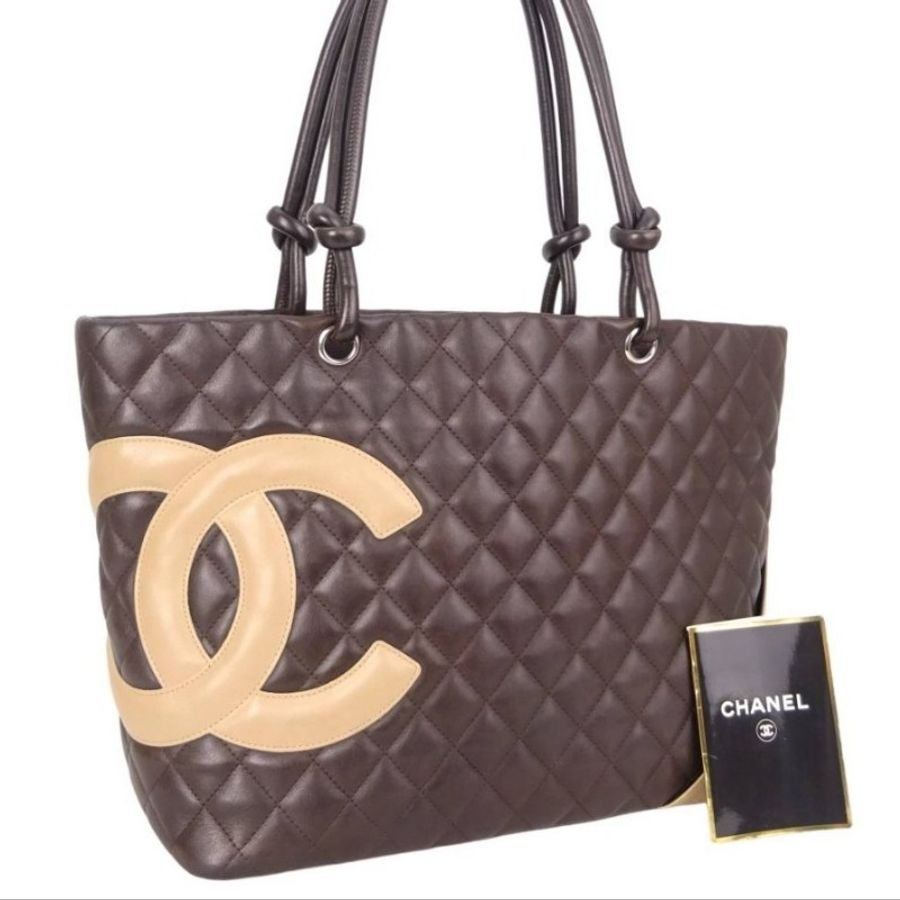 Chanel 香奈兒chanel菱格雙C康朋托特包-0