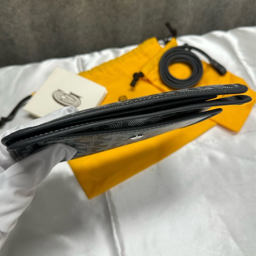 Goyard Plumet Pocket 信封包灰色 預訂貨品-4