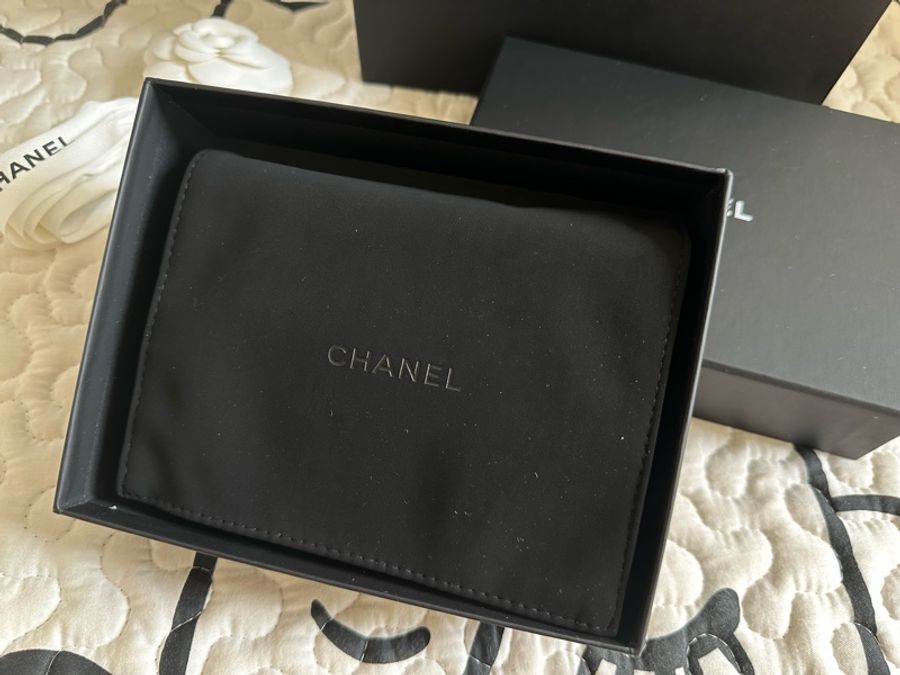 Chanel 黑金 荔枝牛皮 小錢包 皮夾 預訂貨品-2