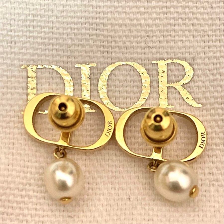 Dior Petit CD 耳環 珍珠款-1