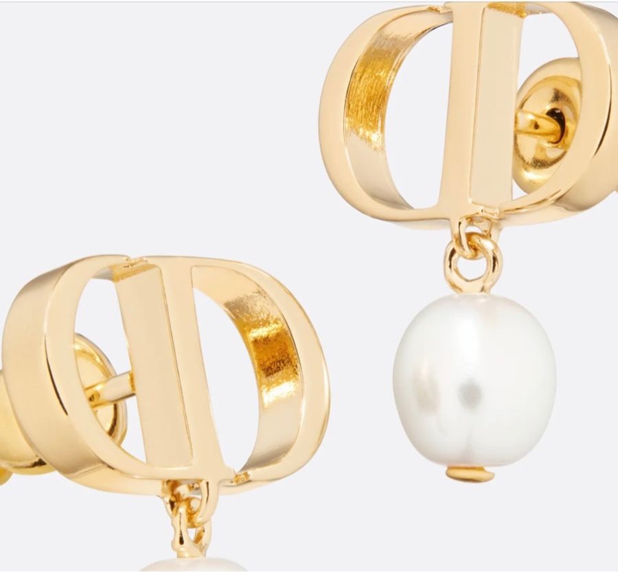 Dior Petit CD 耳環 珍珠款-4