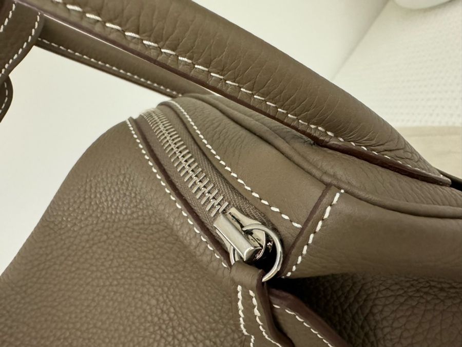 年末降價(未使用近全新)Hermes Lindy 30 大象灰銀扣 A刻-4