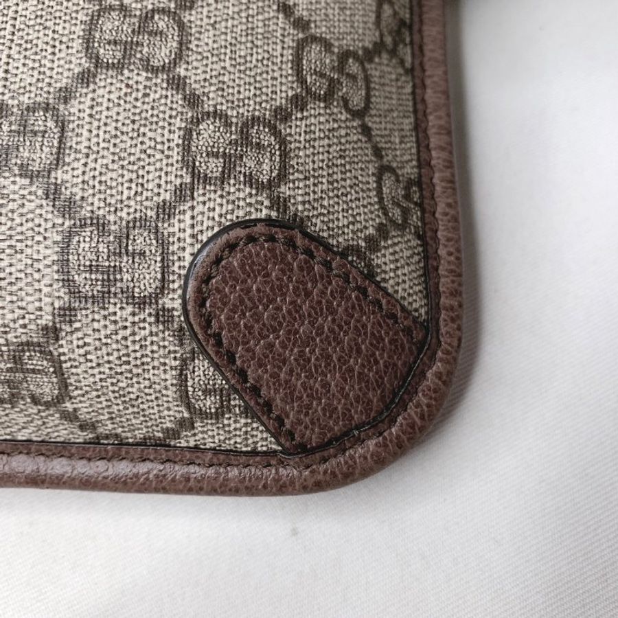 GUCCI Supreme帆布虎頭胸腰包-14