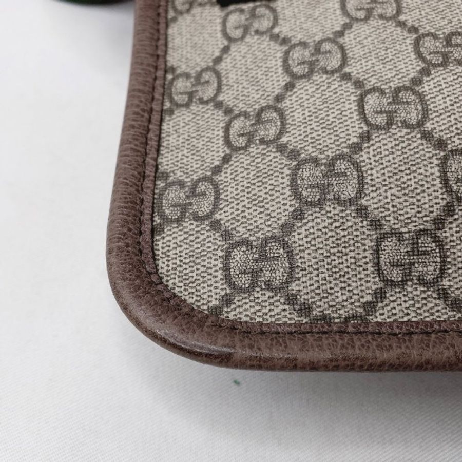 GUCCI Supreme帆布虎頭胸腰包-16