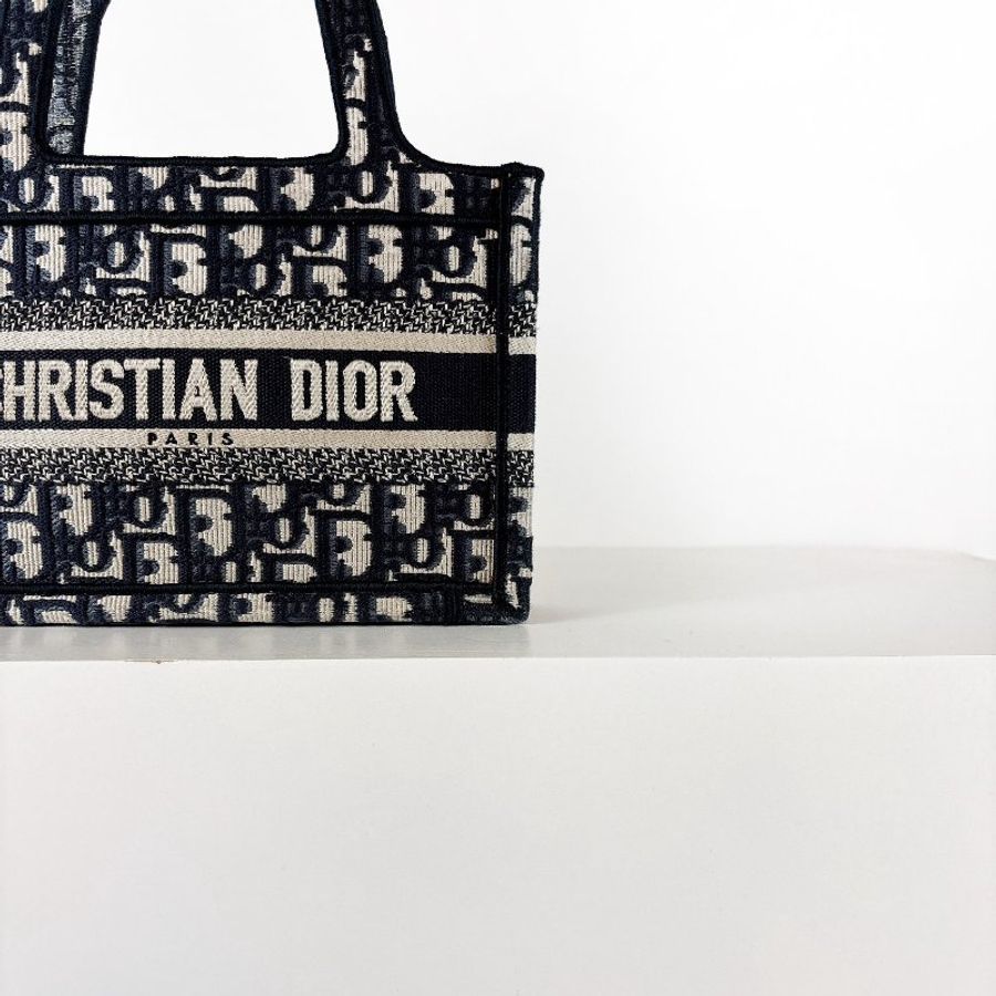 Dior Book Tote Mini 經典老花款-5