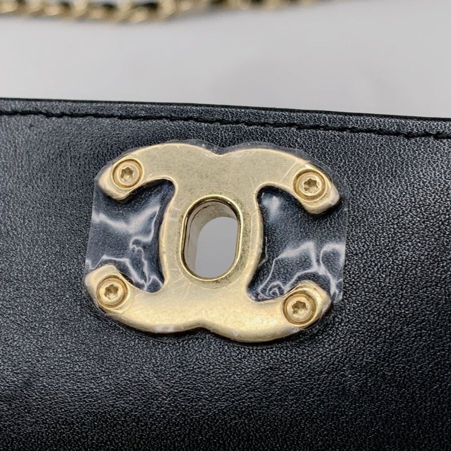 CHANEL 23B Mini Flap Bag雙手柄鏈帶包-11