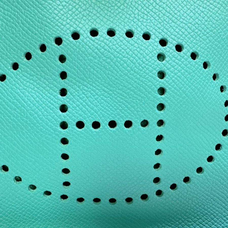 HERMES 湖水綠Mini Evelyne 16-10