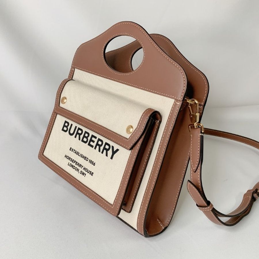 BURBERRY POCKET帆布手提肩背包-3