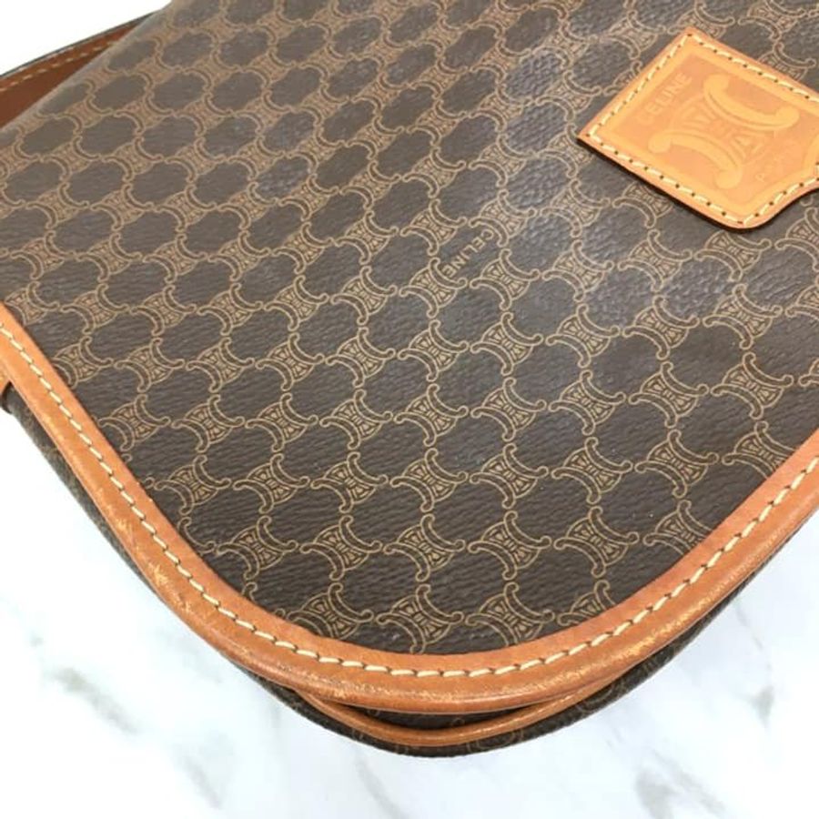 CELINE vintage 老花馬鞍包-6