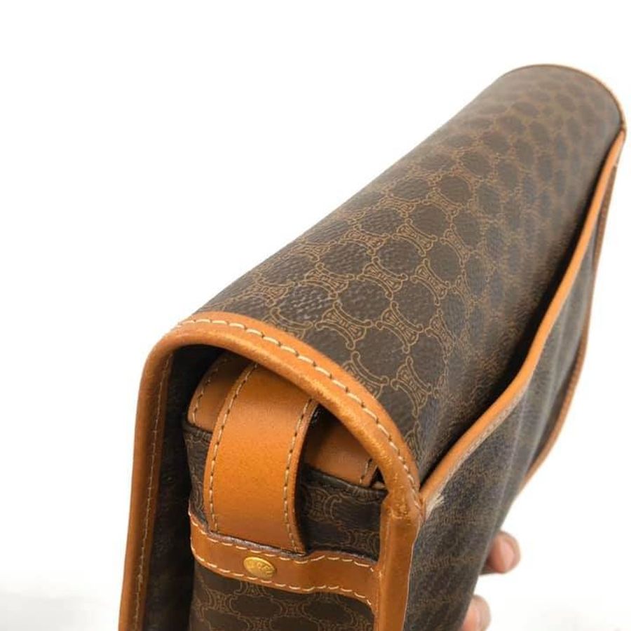 CELINE vintage 老花馬鞍包-9