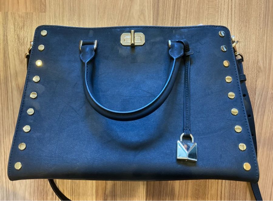 MICHAEL KORS 黑色卯釘包 全新品-6