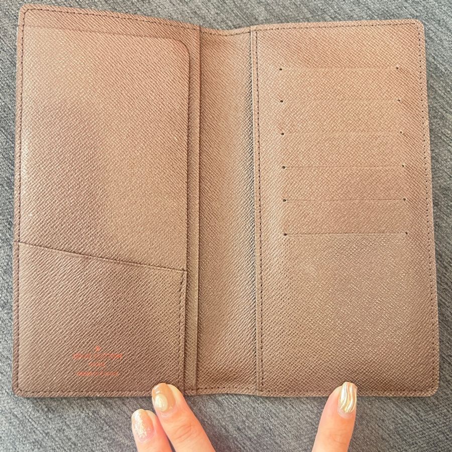 LOUIS VUITTON 棋盤格對開長夾 M66540-3