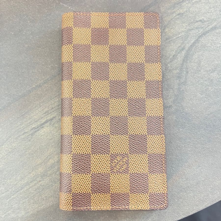 LOUIS VUITTON 棋盤格對開長夾 M66540-5