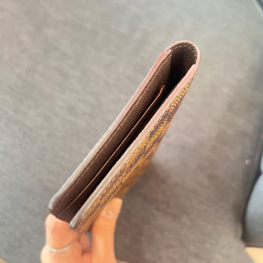 LOUIS VUITTON 棋盤格對開長夾 M66540-7