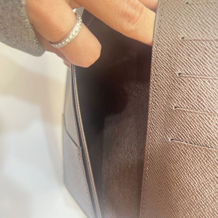 LOUIS VUITTON 棋盤格對開長夾 M66540-14