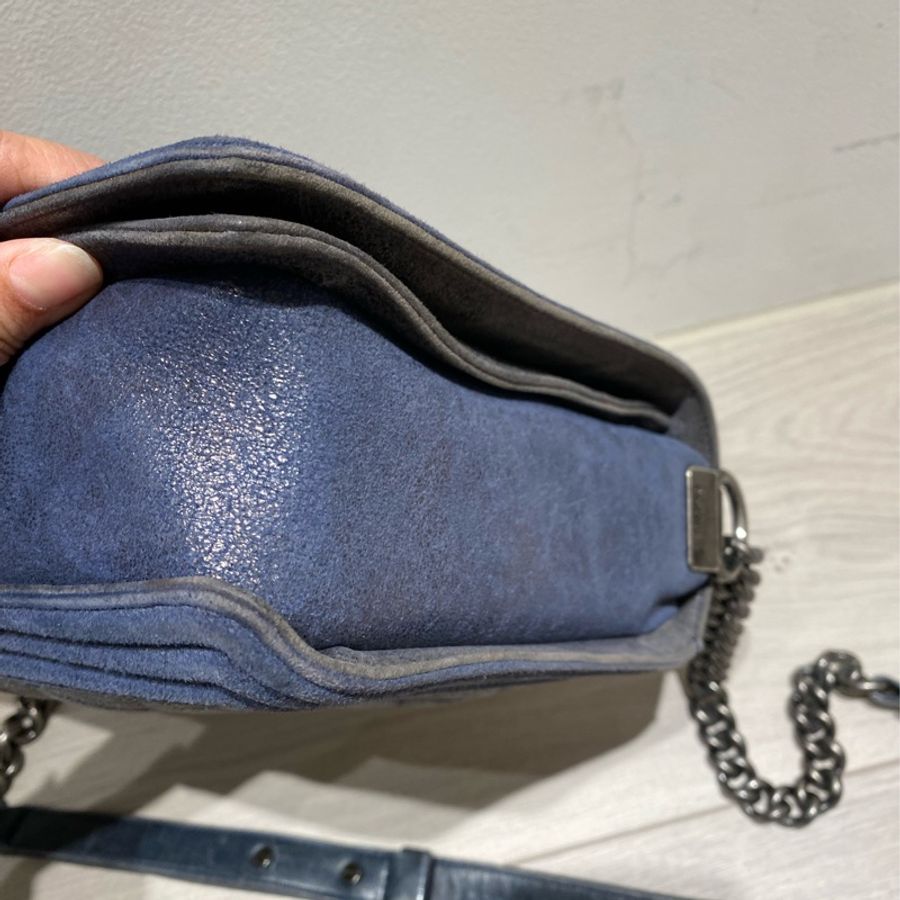 Chanel 香奈兒口蓋包 Leboy bag 牛仔色-5