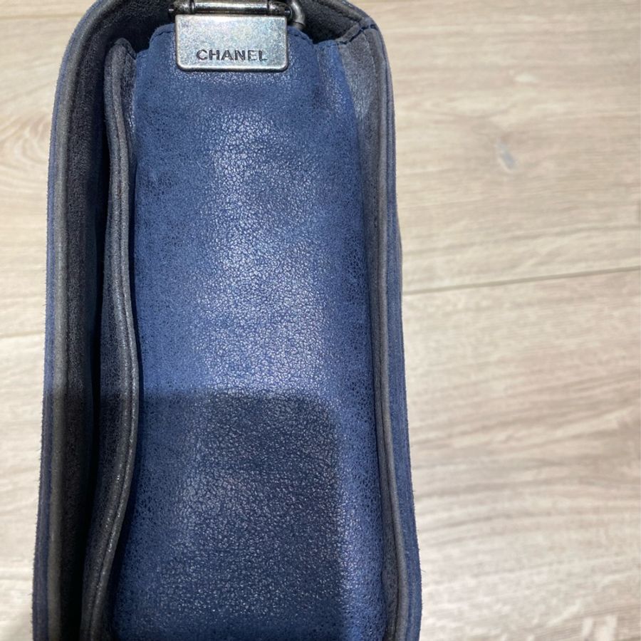 Chanel 香奈兒口蓋包 Leboy bag 牛仔色-13