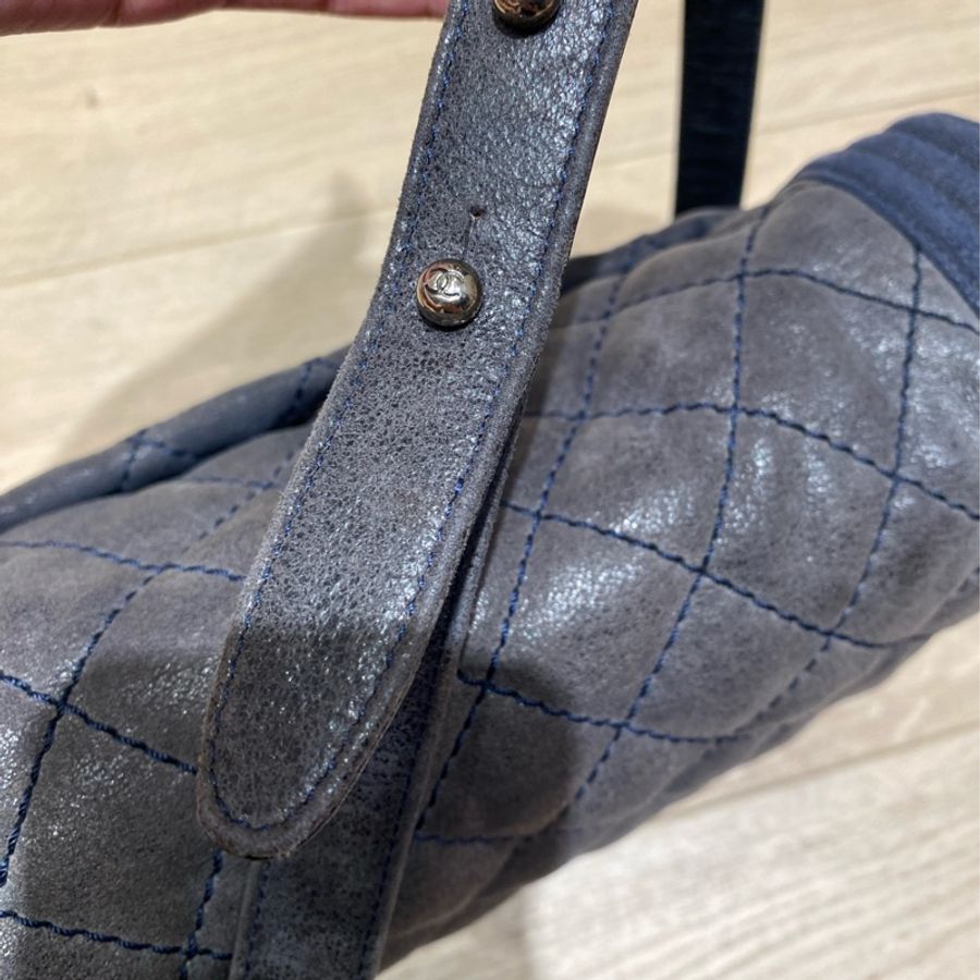 Chanel 香奈兒口蓋包 Leboy bag 牛仔色-19