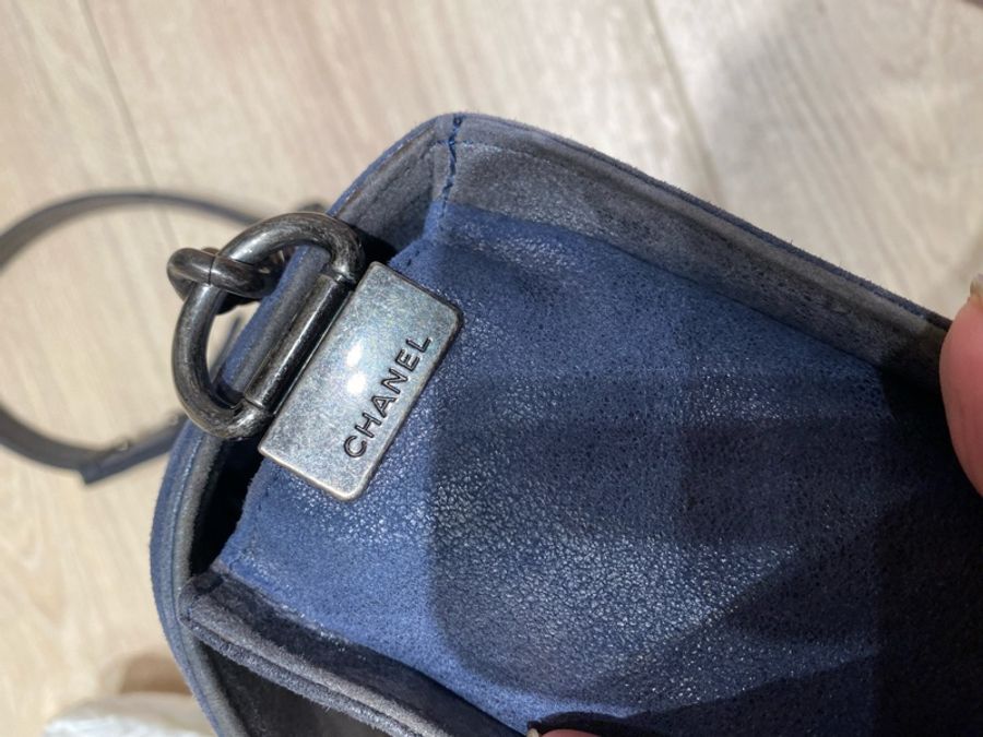 Chanel 香奈兒口蓋包 Leboy bag 牛仔色-21